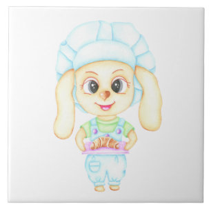 Kleine bakker tegeltje