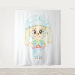 Kleine bakker wandkleed