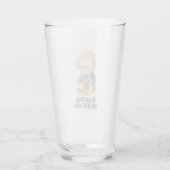 Kleine bakkerkat: knus ochtend kneden kunst glas (Achterkant)