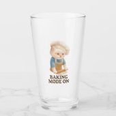 Kleine bakkerkat: knus ochtend kneden kunst glas (Voorkant)