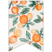 kleine balies blij verjaardagsbanner oranje verjaa vlaggetjes (Eerste vlag)