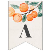 kleine balies blij verjaardagsbanner oranje verjaa vlaggetjes (Derde vlag)