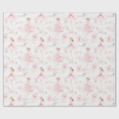 Kleine Ballerina #7 - Blond Meisje Cadeaupapier (Vlak)