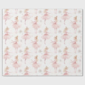 Kleine Ballerina #9 - Blond Meisje Cadeaupapier (Vlak)