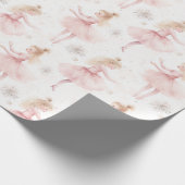 Kleine Ballerina #9 - Blond Meisje Cadeaupapier (Hoek)