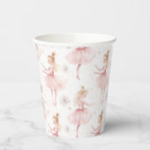 Kleine Ballerina #9 - Blond Meisje Papieren Bekers (Links)