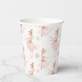 Kleine Ballerina #9 - Blond Meisje Papieren Bekers (Rechts)