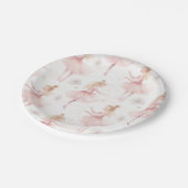 Kleine Ballerina #9 - Blond Meisje Papieren Bordje (Gekanteld)