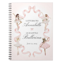 Kleine Ballerina brieven naar mijn dochter baby bo Notitieboek