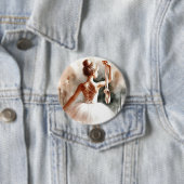 Kleine Ballerina Dromen Ronde Button 7,6 Cm (In situ)