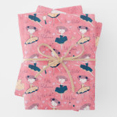 Kleine ballerina inpakpapier vel (In situ)