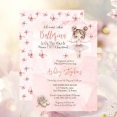 Kleine ballerina is op weg naar Tutu Baby shower Kaart
