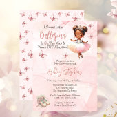 Kleine ballerina is op weg naar Tutu Baby shower Kaart
