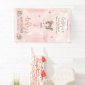 Kleine ballerina is op weg naar Tutu Baby shower Spandoek (Insitu)