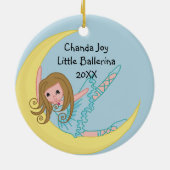 Kleine Ballerina Keepsake Ornament (Achterkant)