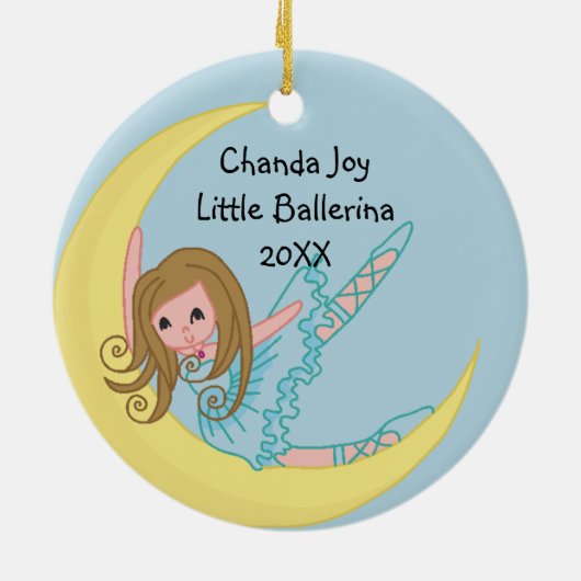 Kleine Ballerina Keepsake Ornament (Achterkant)