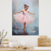 Kleine Ballerina Kunstposter Poster (Keuken)