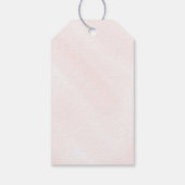 Kleine Ballerina Label voor Verjaardag of Baby sho Cadeaulabel (Achterkant)