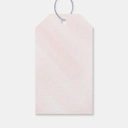 Kleine Ballerina Label voor Verjaardag of Baby sho Cadeaulabel (Achterkant)