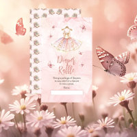 Kleine Ballerina Roze Baby shower Luier Raffle