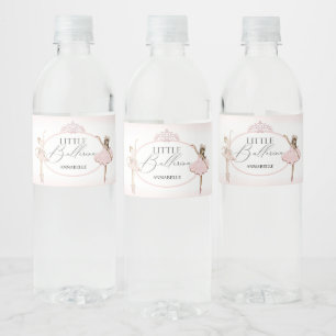 Kleine Ballerina Roze Ballet Party Decor Waterfles Etiket