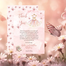 Kleine Ballerina Roze Meisje Baby shower