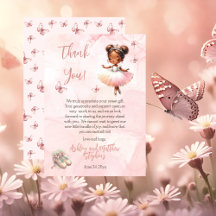 Kleine Ballerina Roze Meisje Baby shower