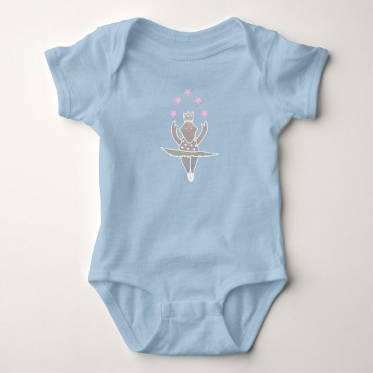 Kleine ballerina ster romper (Voorkant)