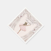 Kleine Ballerina Verjaardags Servetten Party Decor (Hoek)