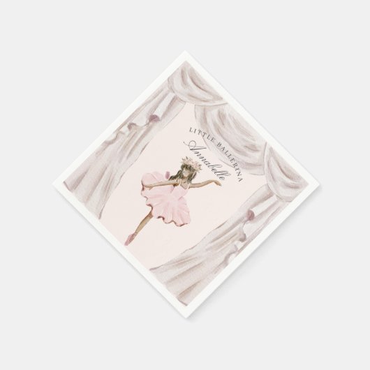 Kleine Ballerina Verjaardags Servetten Party Decor (Hoek)