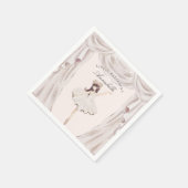 Kleine Ballerina Verjaardags Servetten Party Decor (Hoek)