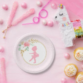 Kleine Ballerina Verjaardagsfeest Bord (Feest)