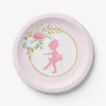 Kleine Ballerina Verjaardagsfeest Bord