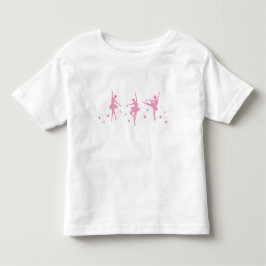 Kleine Ballerina's Ruffled Peuter T-shirt