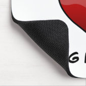 Kleine bank Big Heart Mousepad Muismat (Hoek)