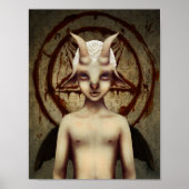 KLEINE BAPHOMET POSTER (Voorkant)