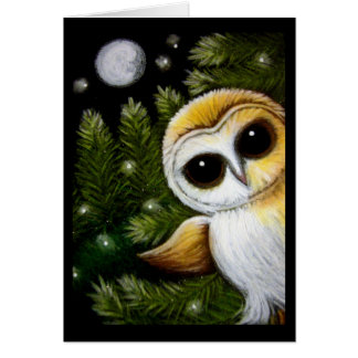 KLEINE BARN OWL AANGEPASTE Kaart