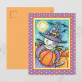 KLEINE BBT CAT-KITTEN, CUTE EN COLORFUL FEESTDAGENKAART (Voorkant / Achterkant)