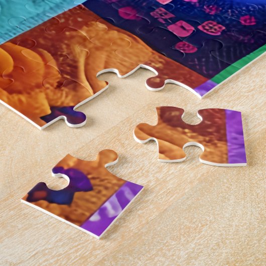 Kleine beagle puppy Quilly als design Legpuzzel (Zijkant)