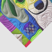 Kleine beagle puppy Quilly als design Tissuepapier (Detail)