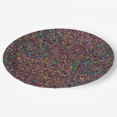 Kleine Bedazzled Flecks-PAPER-BORDEN Papieren Bordje (Gekanteld)