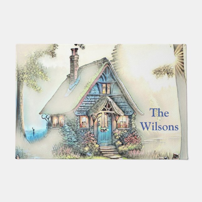 Kleine bedekking in de Bossen - betoverend ontsnap Deurmat (Voorkant)