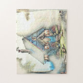 Kleine bedekking in de Bossen - betoverend ontsnap Legpuzzel (Verticaal)