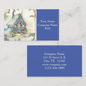 Kleine bedekking in de Bossen - betoverend ontsnap Visitekaartje (Voorkant / Achterkant)