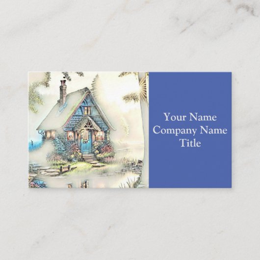 Kleine bedekking in de Bossen - betoverend ontsnap Visitekaartje (Voorkant)