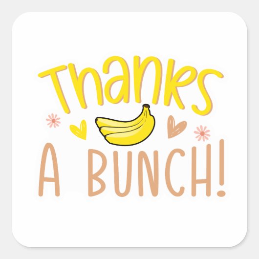 Kleine bedrijfs Bedankt een Bunch Stickers (Voorkant)