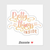 Kleine bedrijfscutrof Dank u Sticker (Vel)