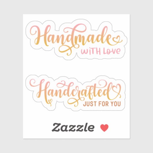 Kleine bedrijfskutroze Dank u Sticker (Vel)