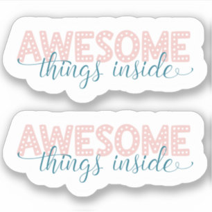 Kleine bedrijfskutroze Dank u Sticker