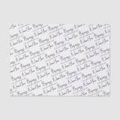 Kleine bedrijfsnaam en websitepakketten voor scrip tissuepapier (Voorkant)